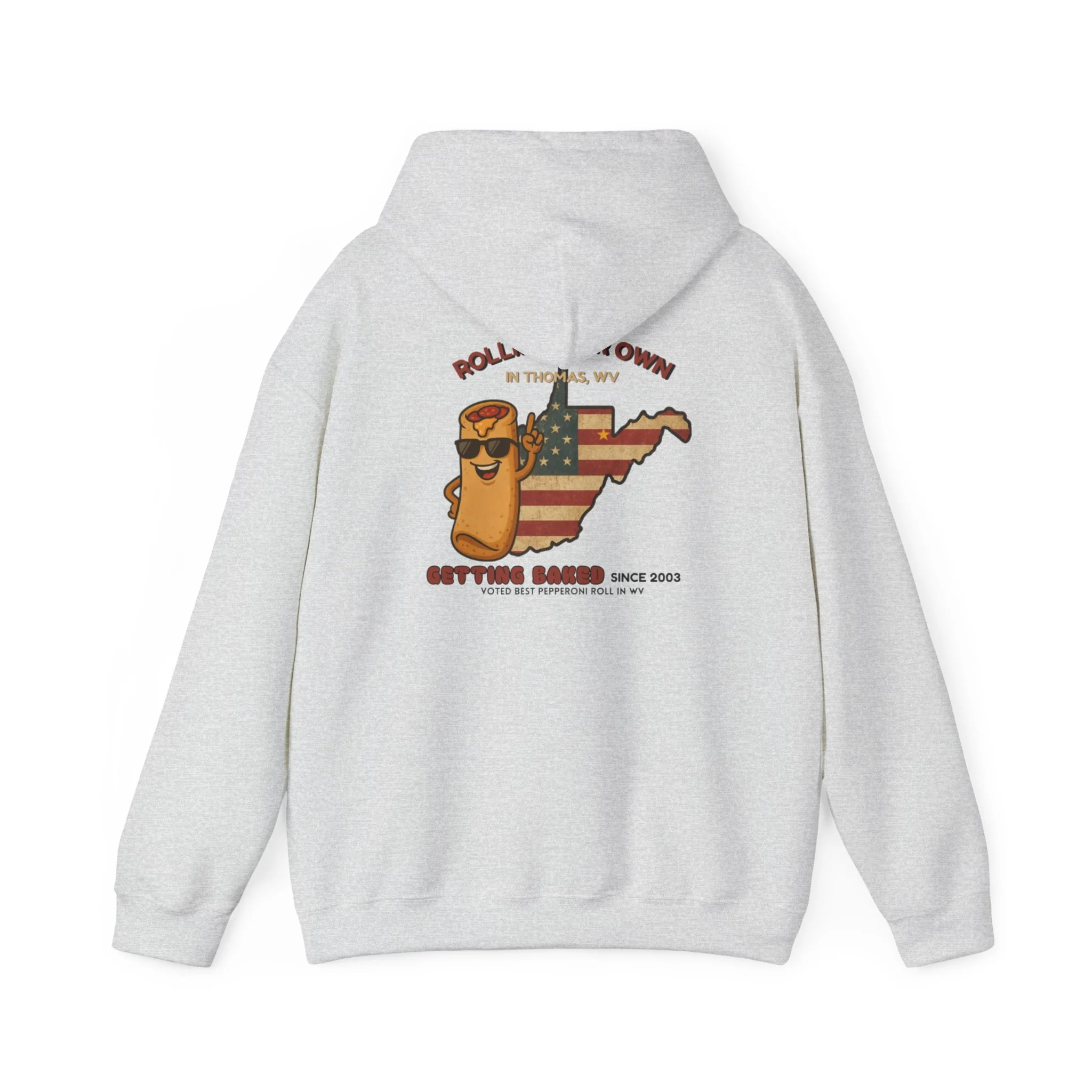 Pepperoni Roll Hoodie Sweatshirt