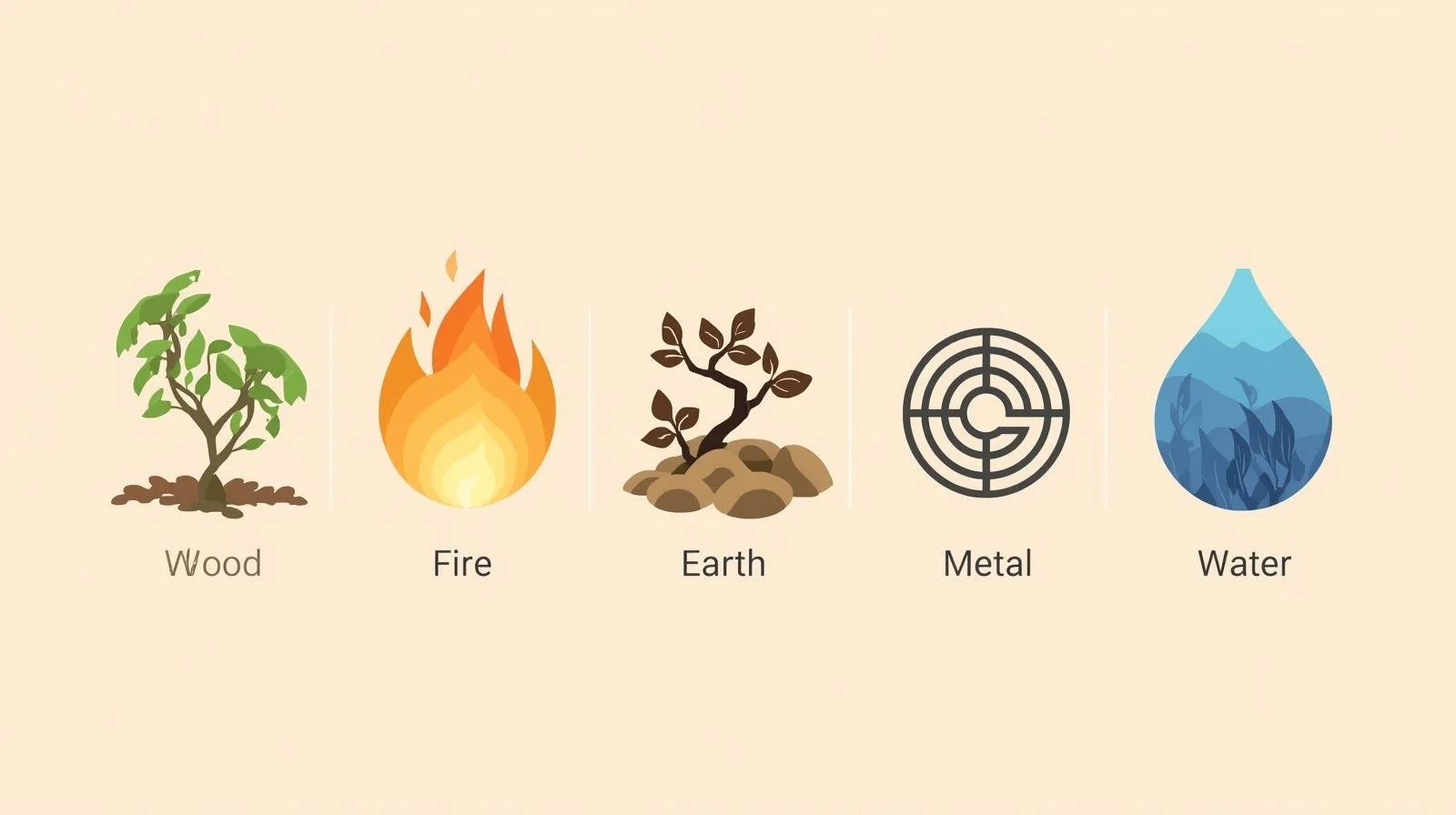 The Interactions of the Five Elements in Feng Shui