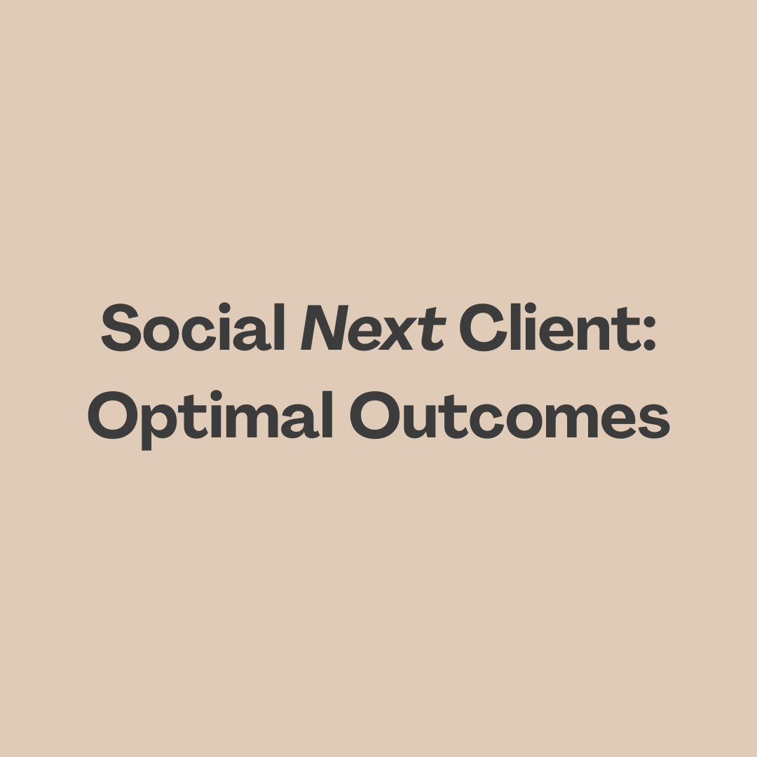 Optimal Outcomes