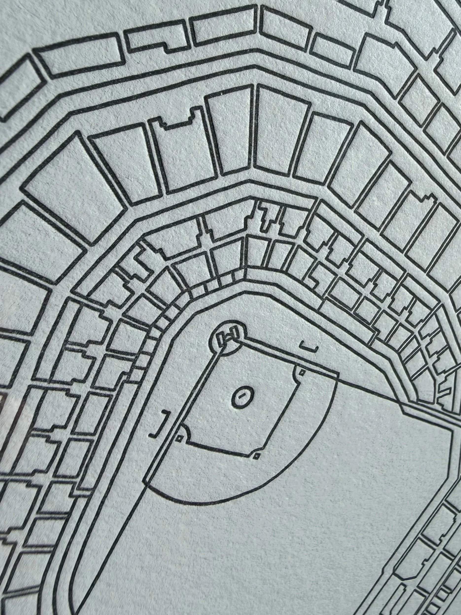 Close-up Globe Life Field 