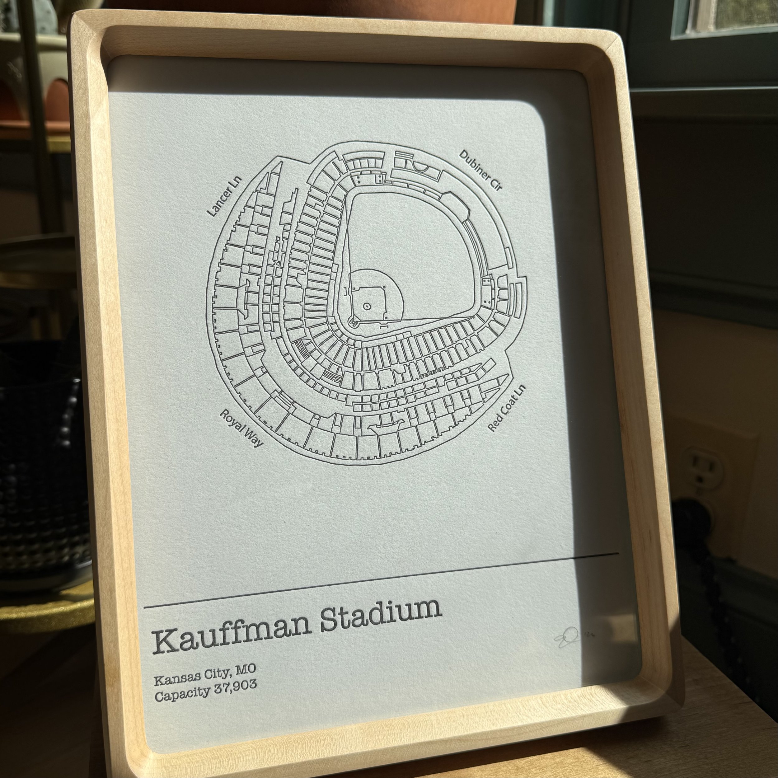 Kauffman Stadium home of the Royals