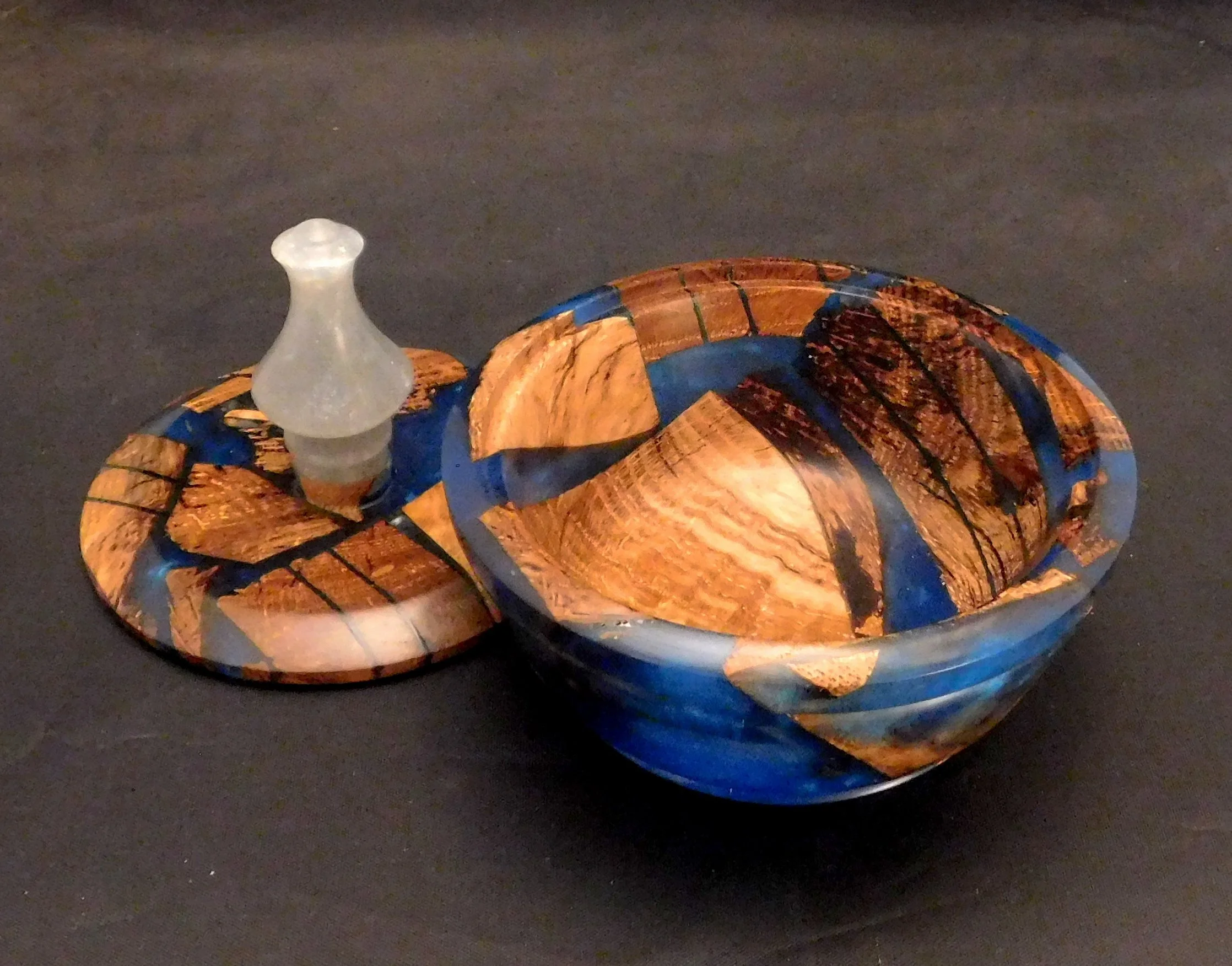 chunky resin blue bow 2.JPG