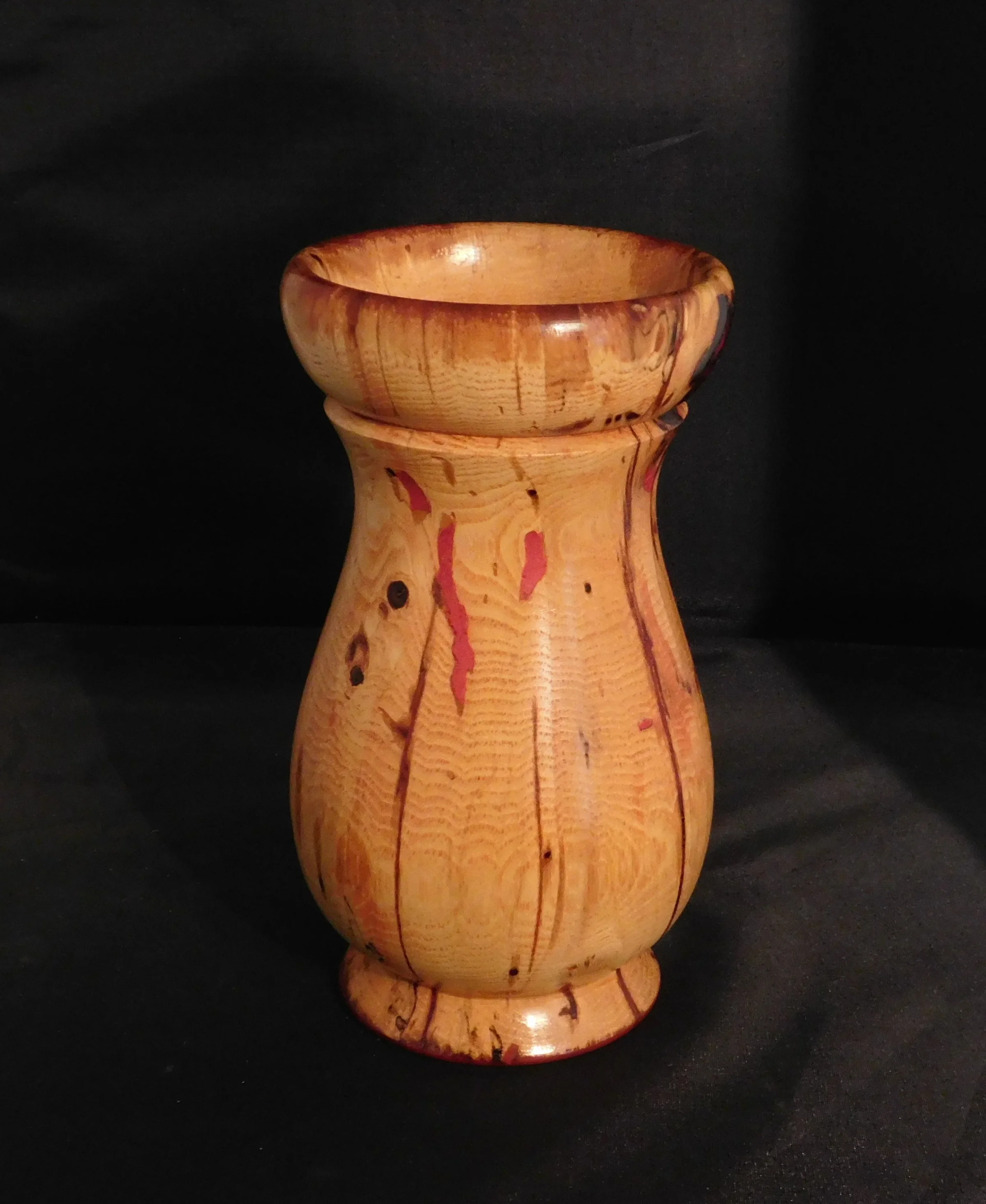 spalted tall vase.JPG