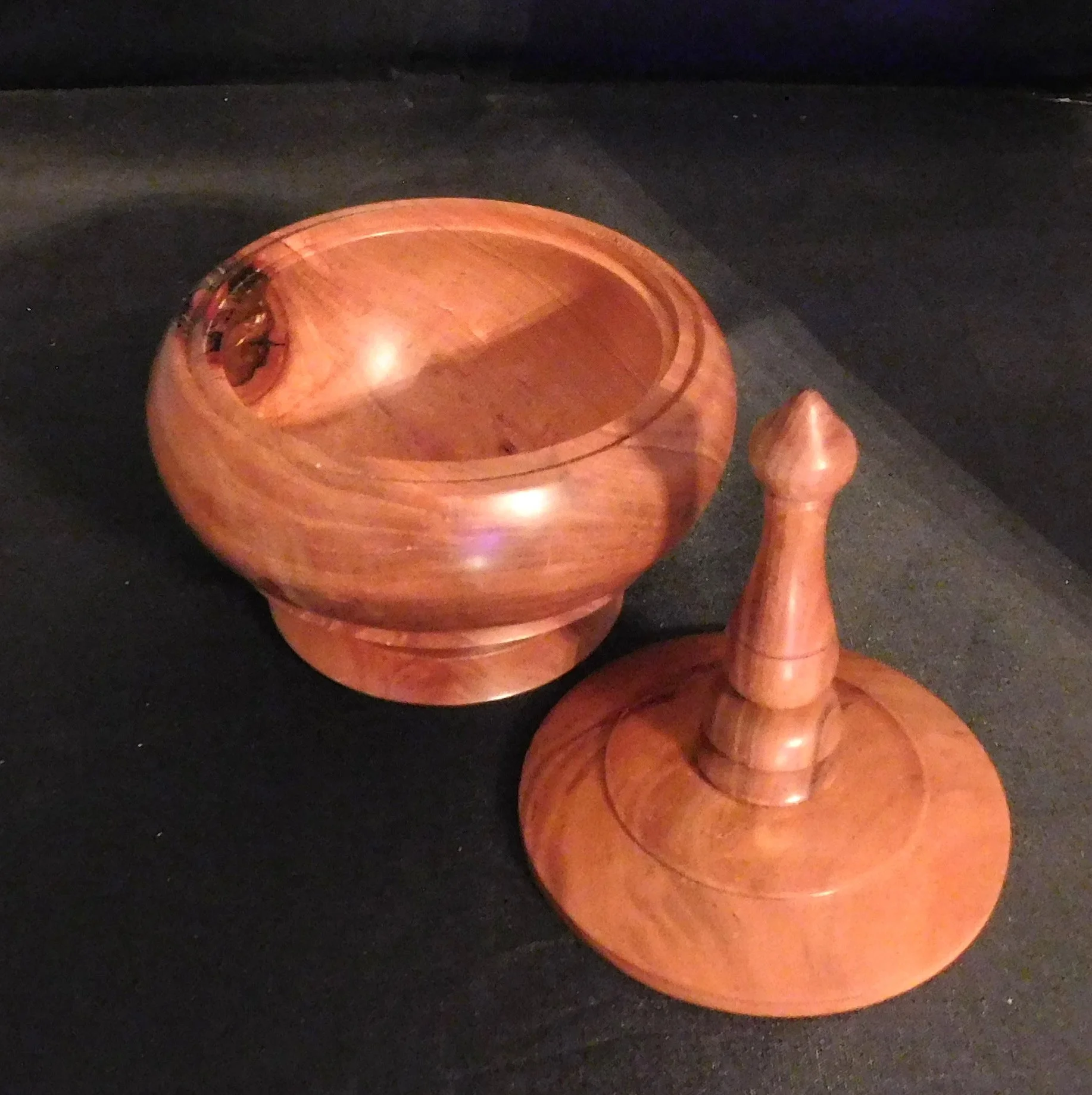 cherry knot bowl with finial 3.JPG