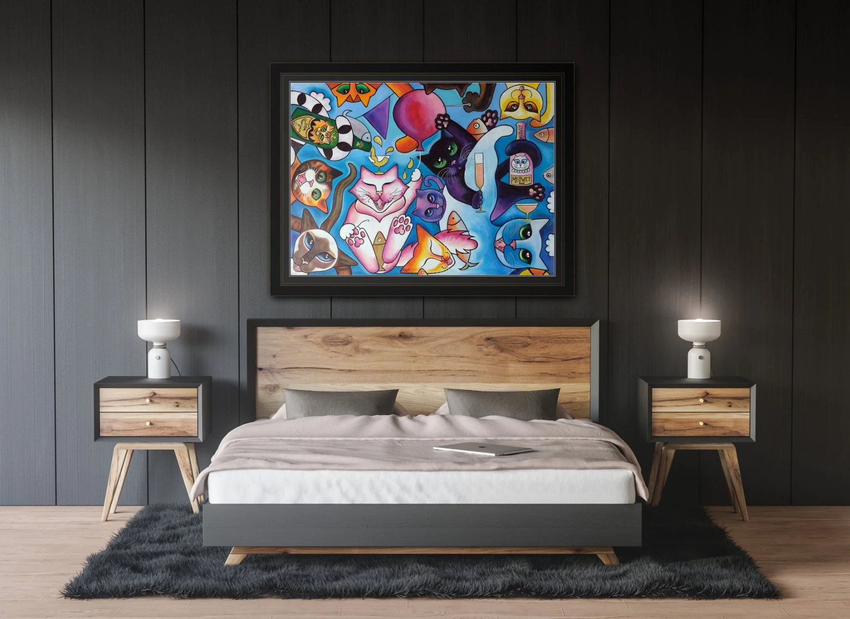 A TOAST TO WHISKERS - ORIGINAL PAINT.jpeg