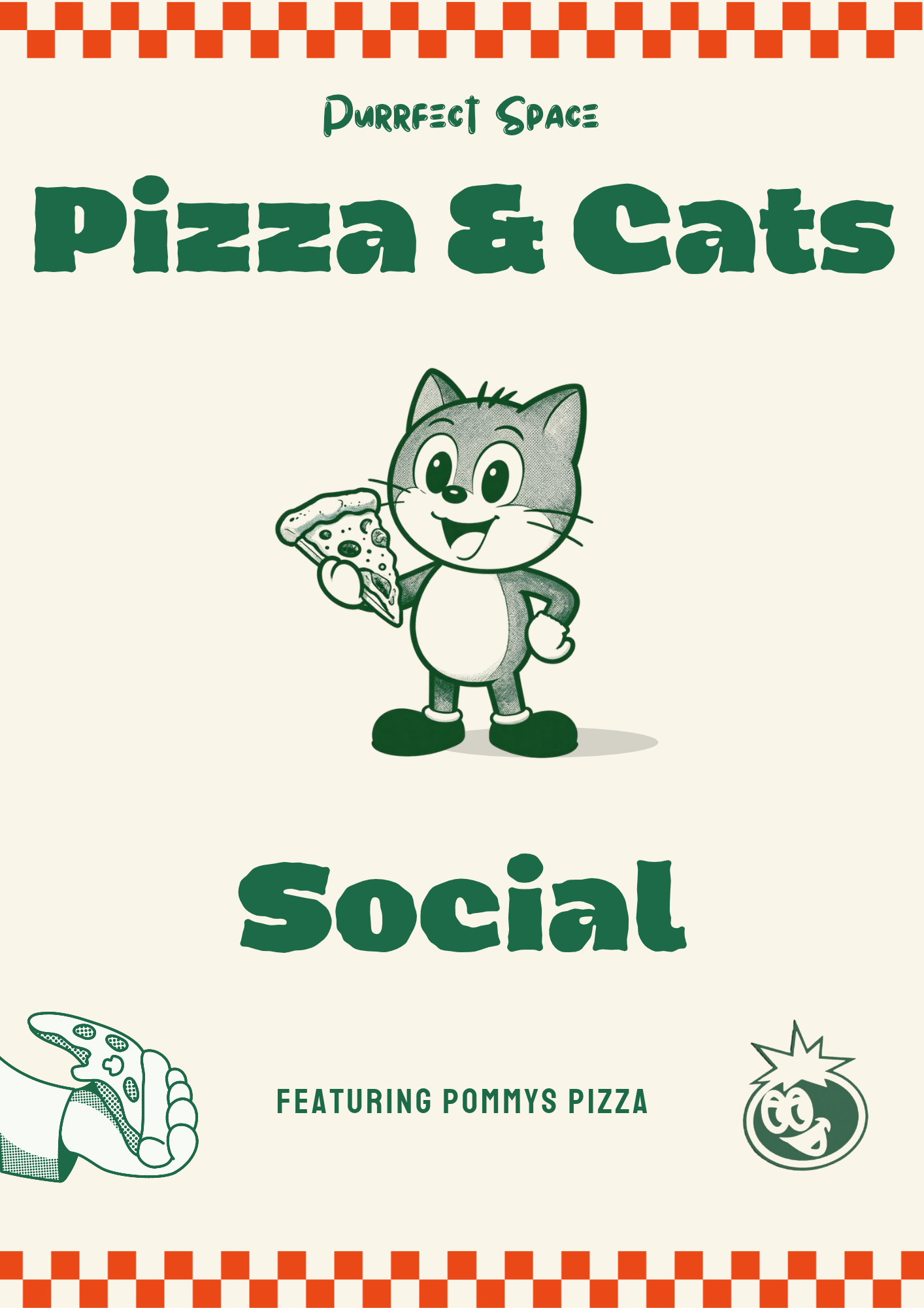 Pizza &amp; Cats Social