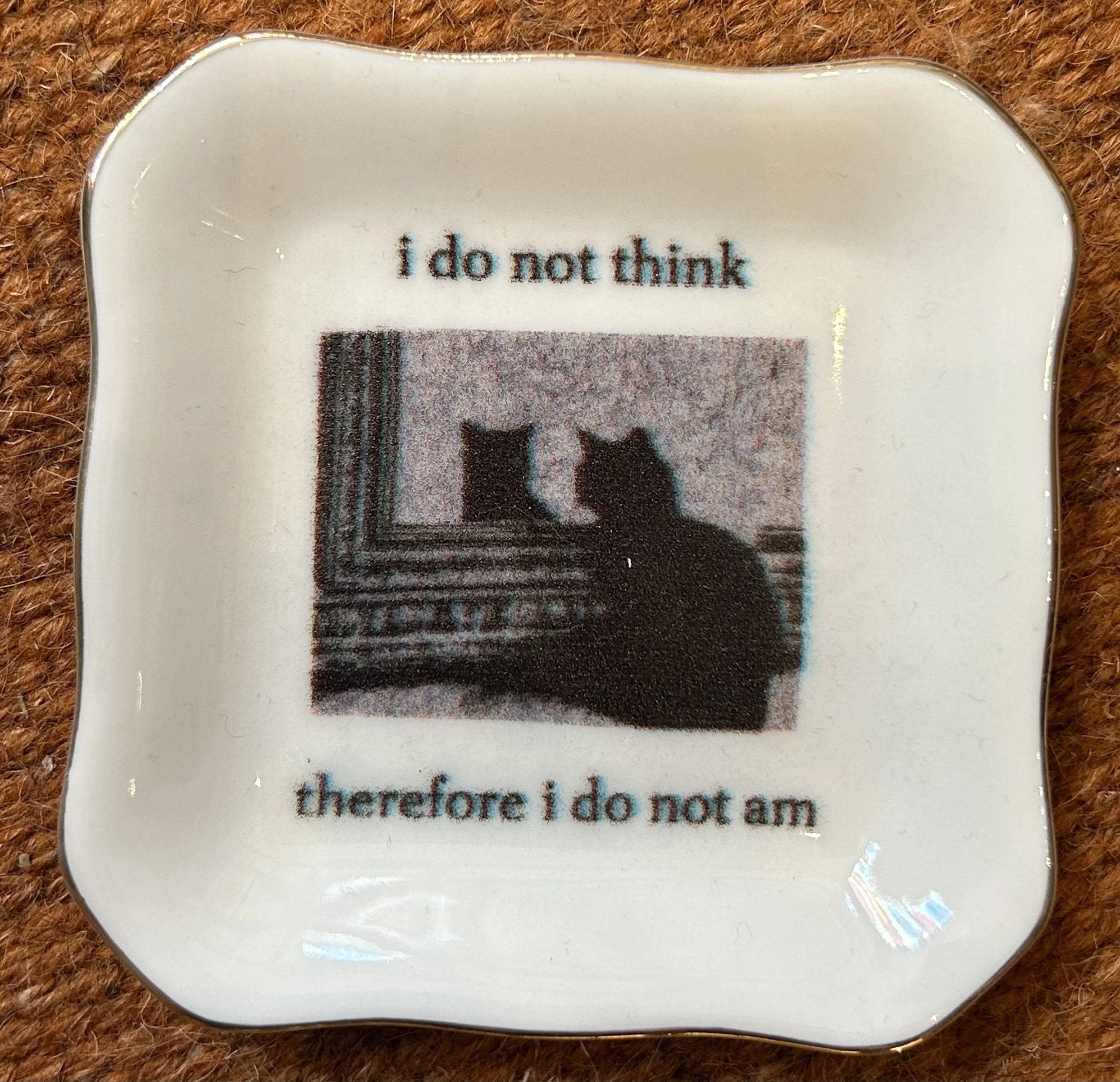 Black Cat small Plate