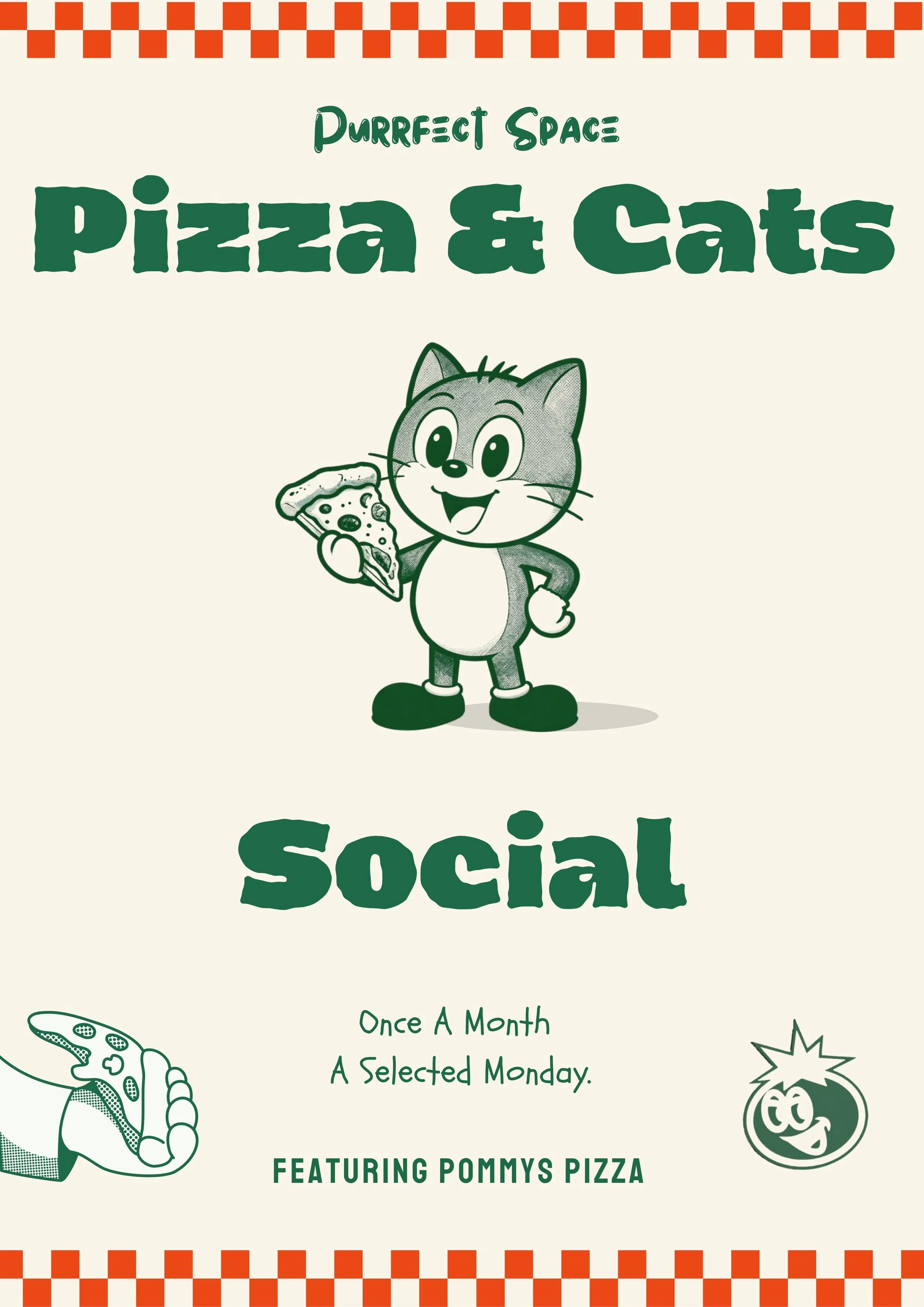 Enjoy Halloween Cat Yoga in Brighton at Purrfect Space! Relax with 40 minutes of gentle yoga, 20 minutes of relaxation and adorable rescue cats. Mats provided.