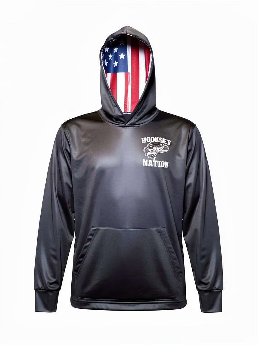Hookset Nation American Flag Hoodie