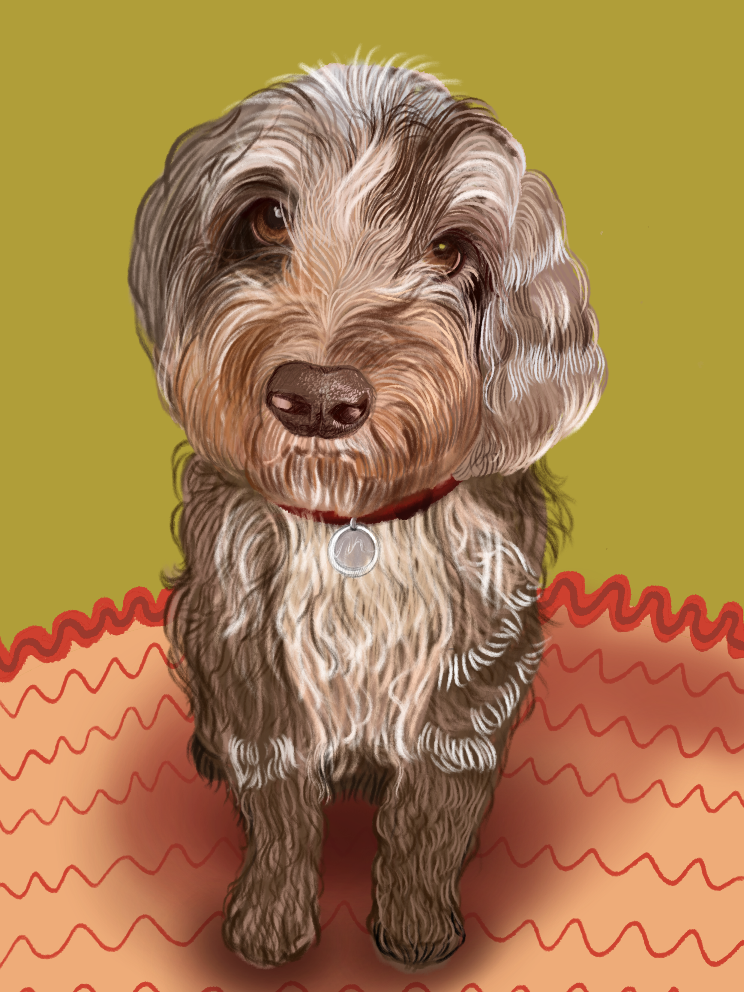 Digital pet portrait 