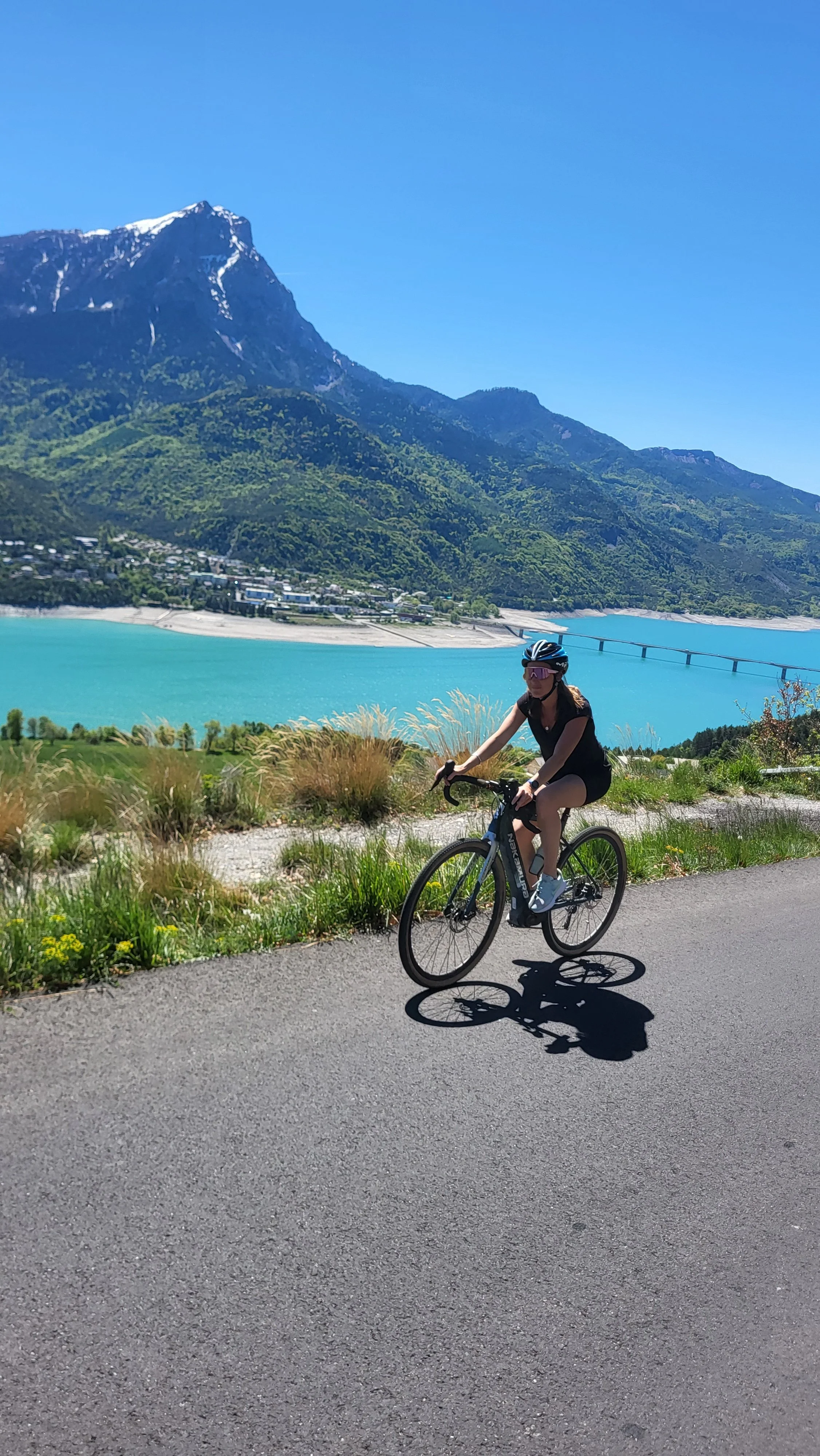 vélo serre-ponçon hautes alpes itinérance