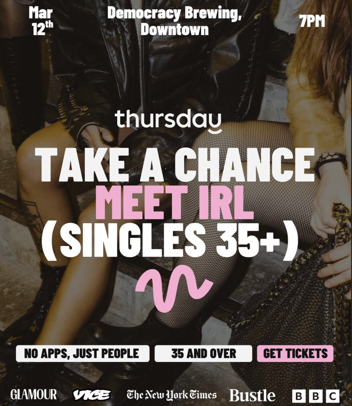 Thursday: Singles 35+ (DTX)