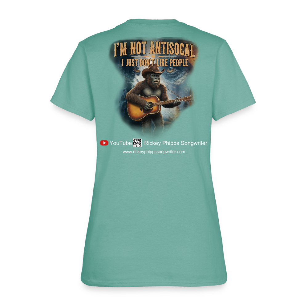 Bigfoot - I Just Don't Like People - Women's T-Shirt