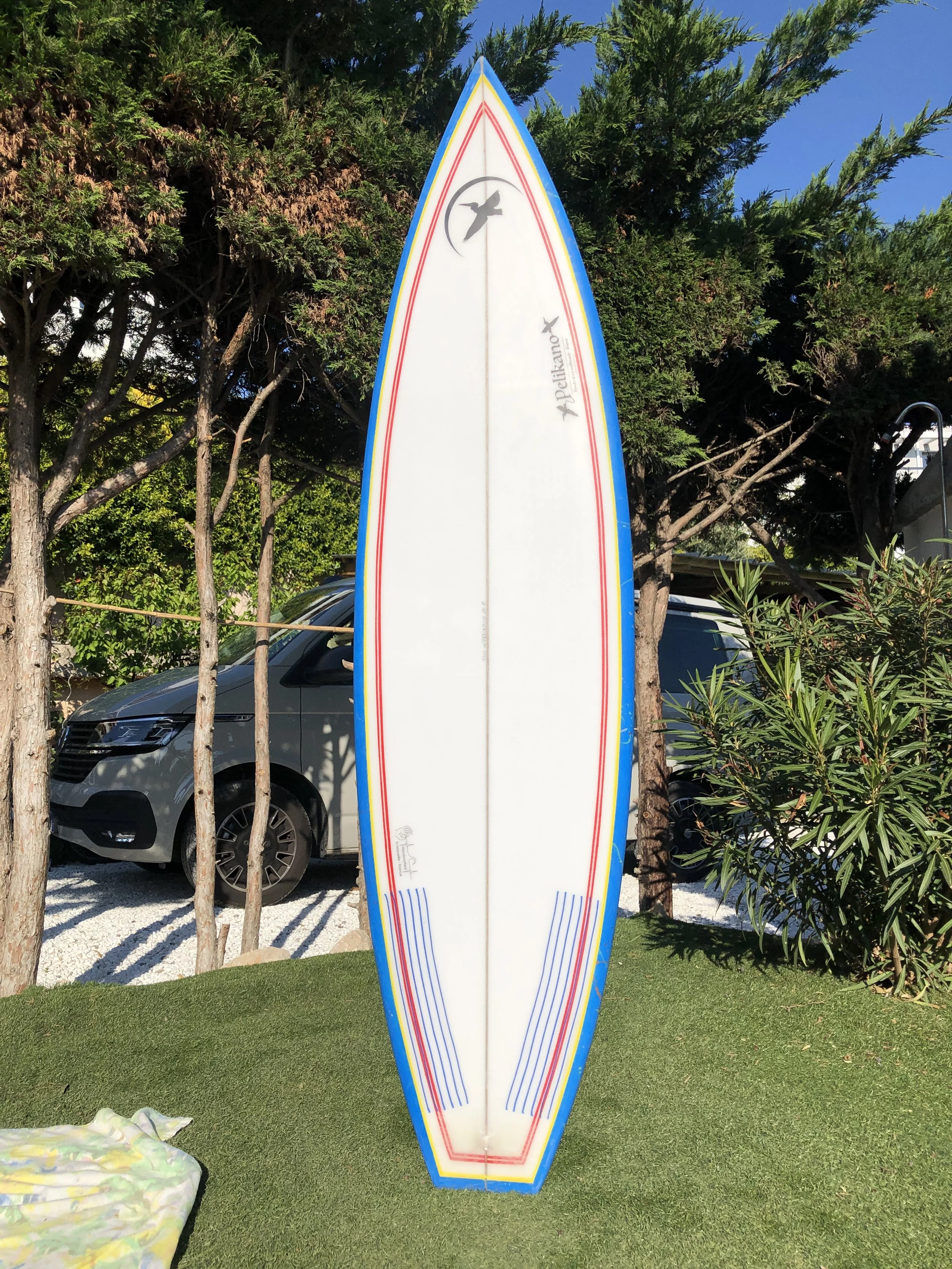 Shortboard thruster performance 6'3