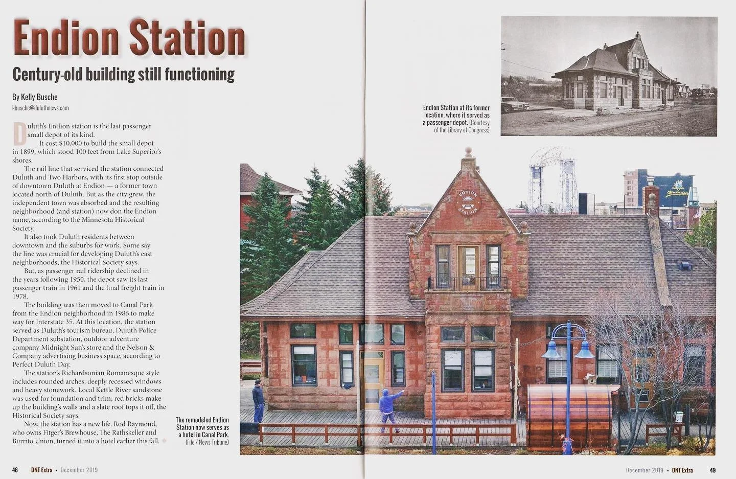 Duluth's historic #EndionStation has served many purposes over the years. It began as a #RailroadDepot, lasting for nearly 80 years, then took on new life as a police substation, office space, shop, and restaurant. Today it stands as #EndionStationIn