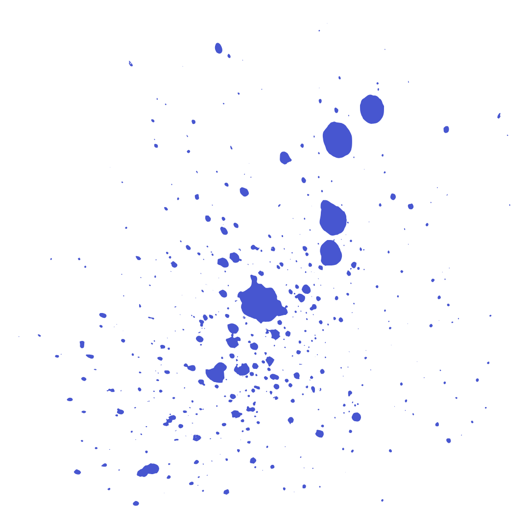 Decorative blue paint splatter texture