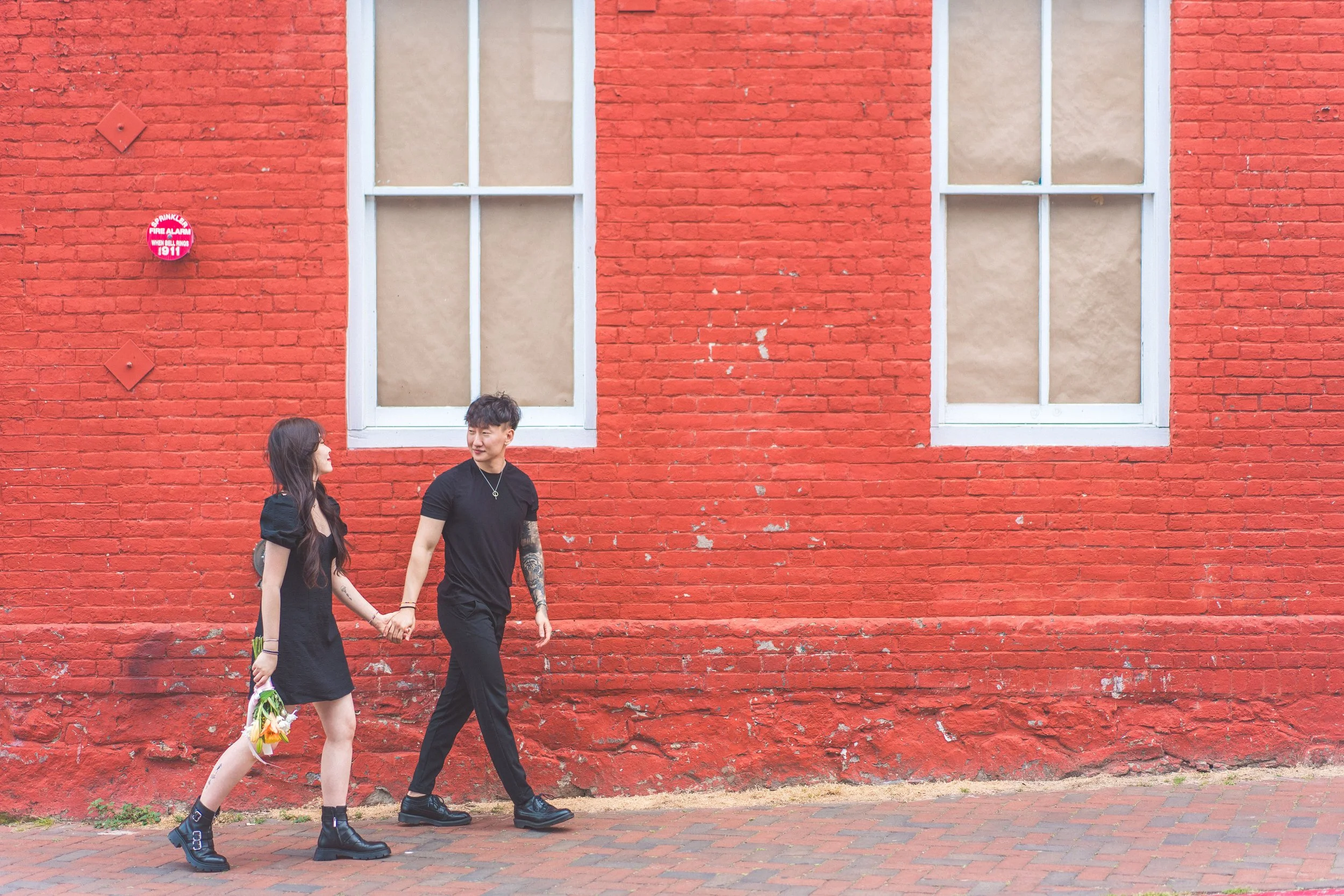 An Asian-inspired engagement session in Annapolis, Maryland