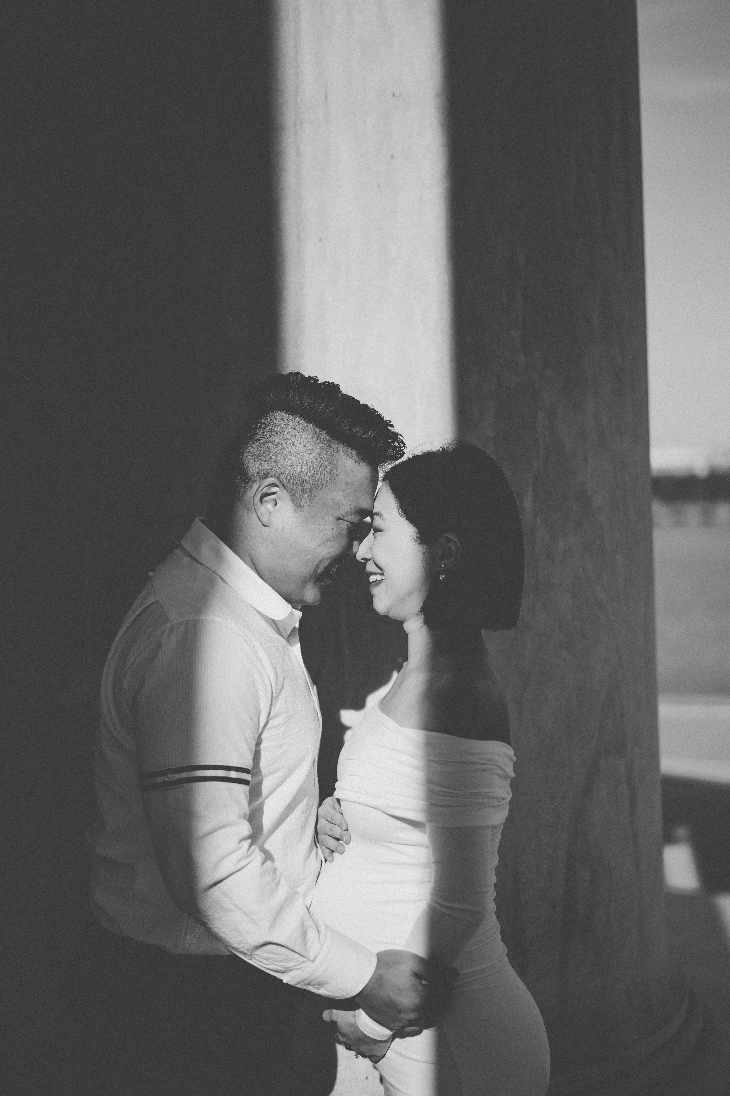 Haeun's Maternity Session in Thomas Jefferson Memorial