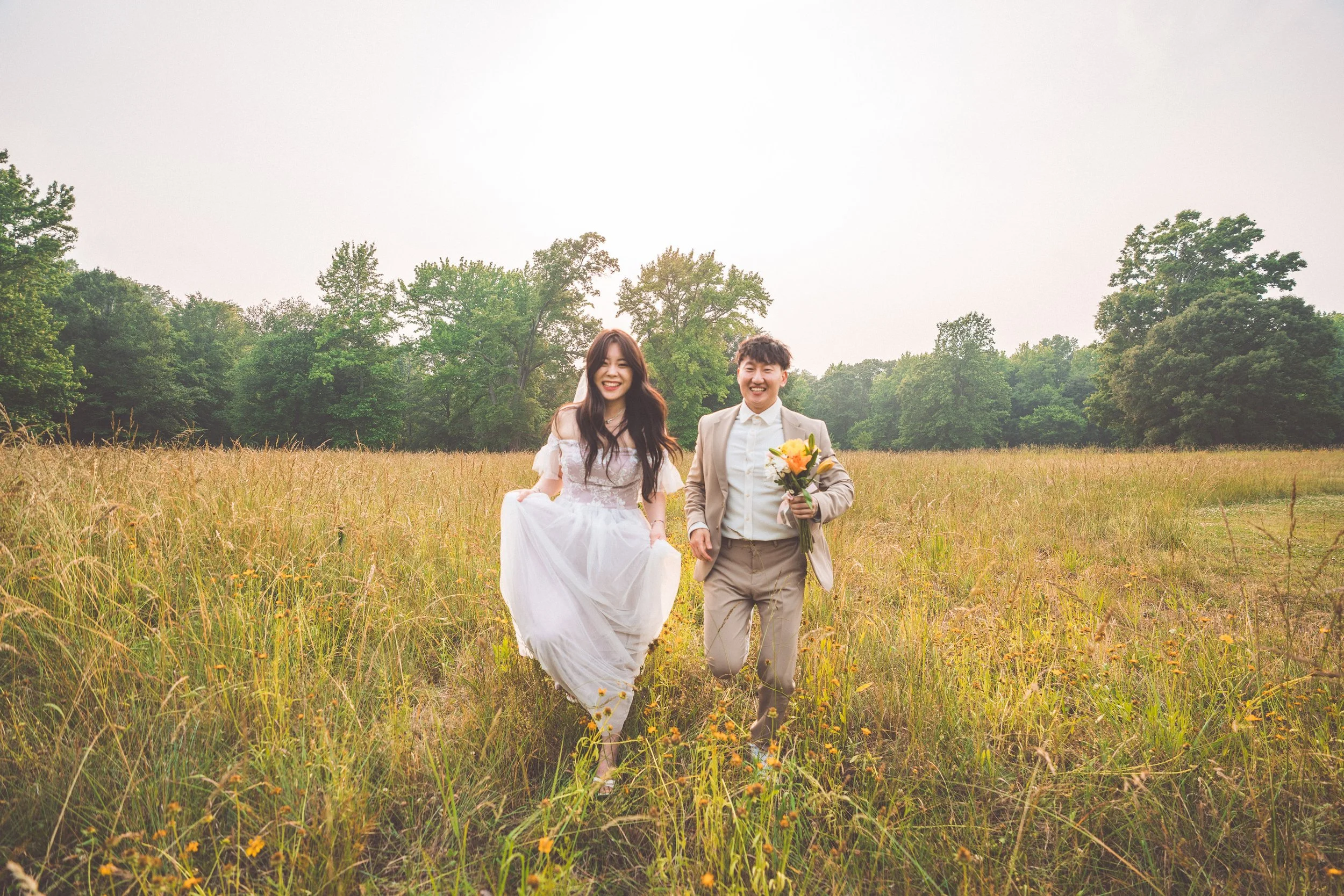 Bridal-inspired dress