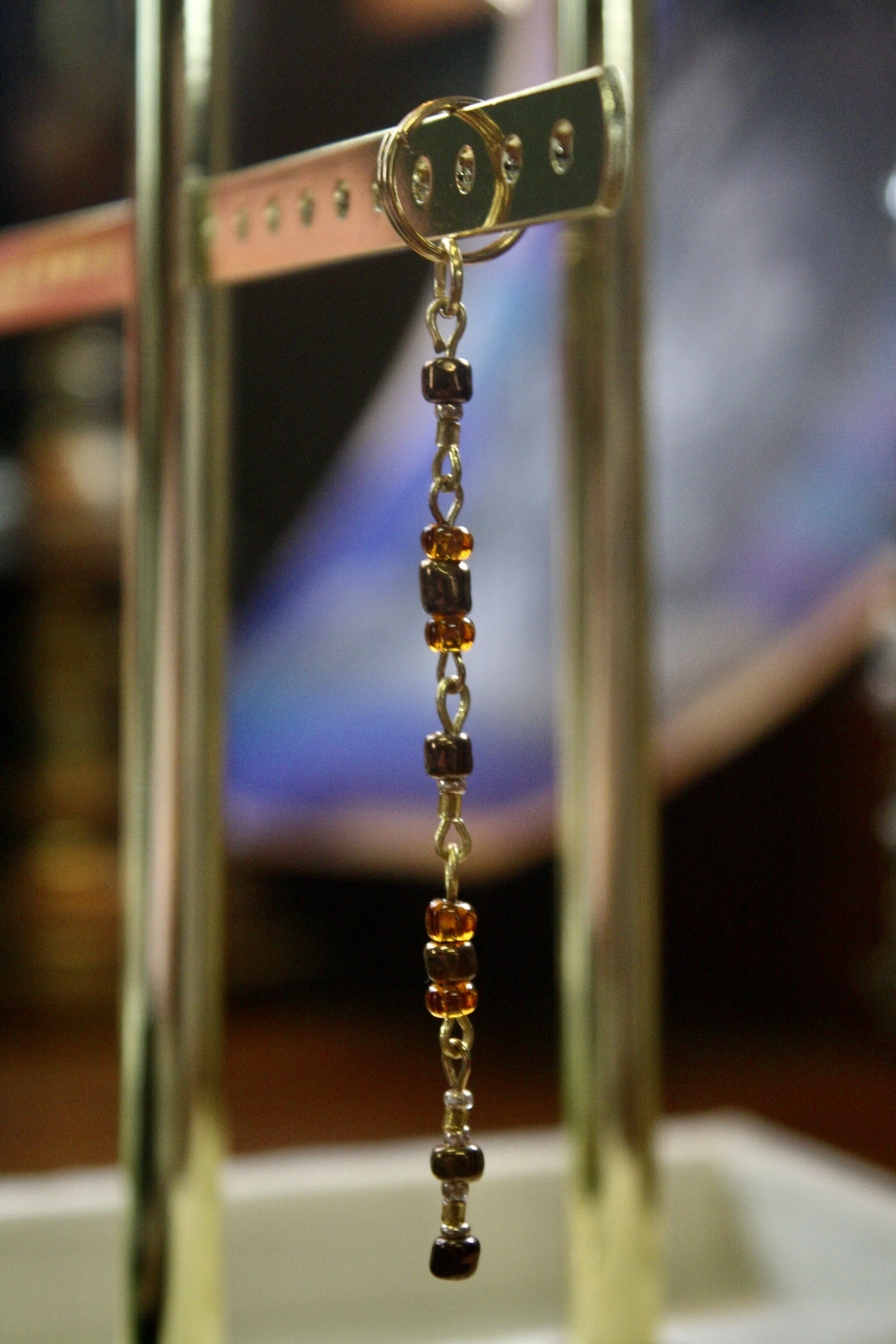 Earthy Gold Keychain