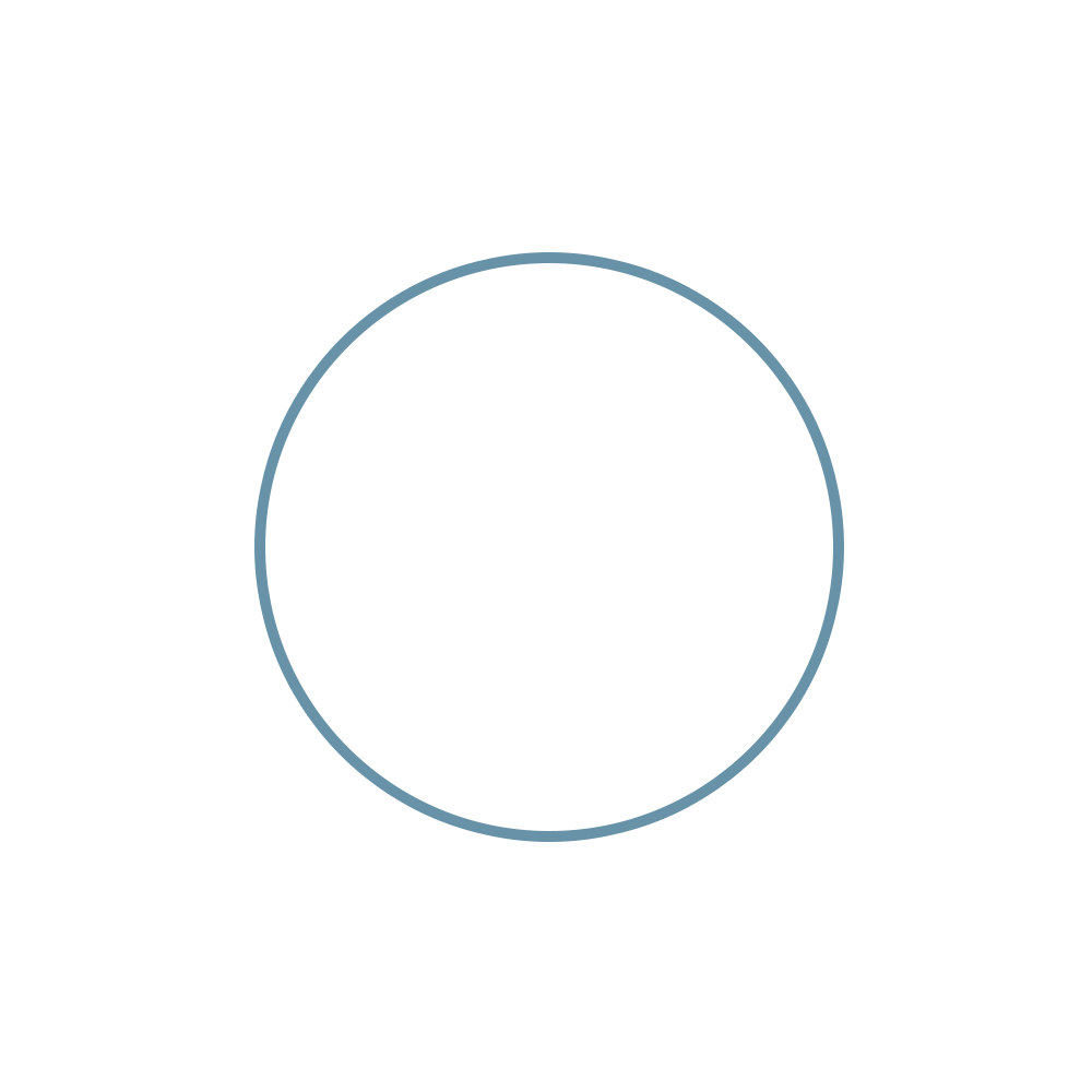 An icon of a hand holding a gear, with speech bubbles containing a question mark and lines, surrounded by a blue circle on a black background.