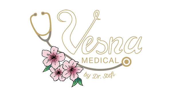 Vesna Medical Logo Fehér