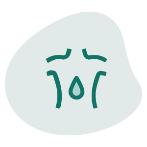 A cartoon rock with a crying face, tears streaming down.