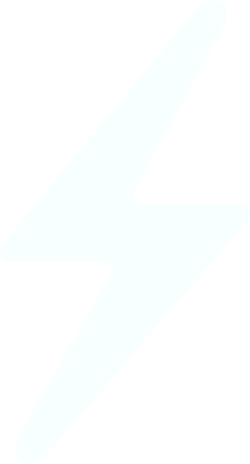 White lightning bolt symbol on a black background.