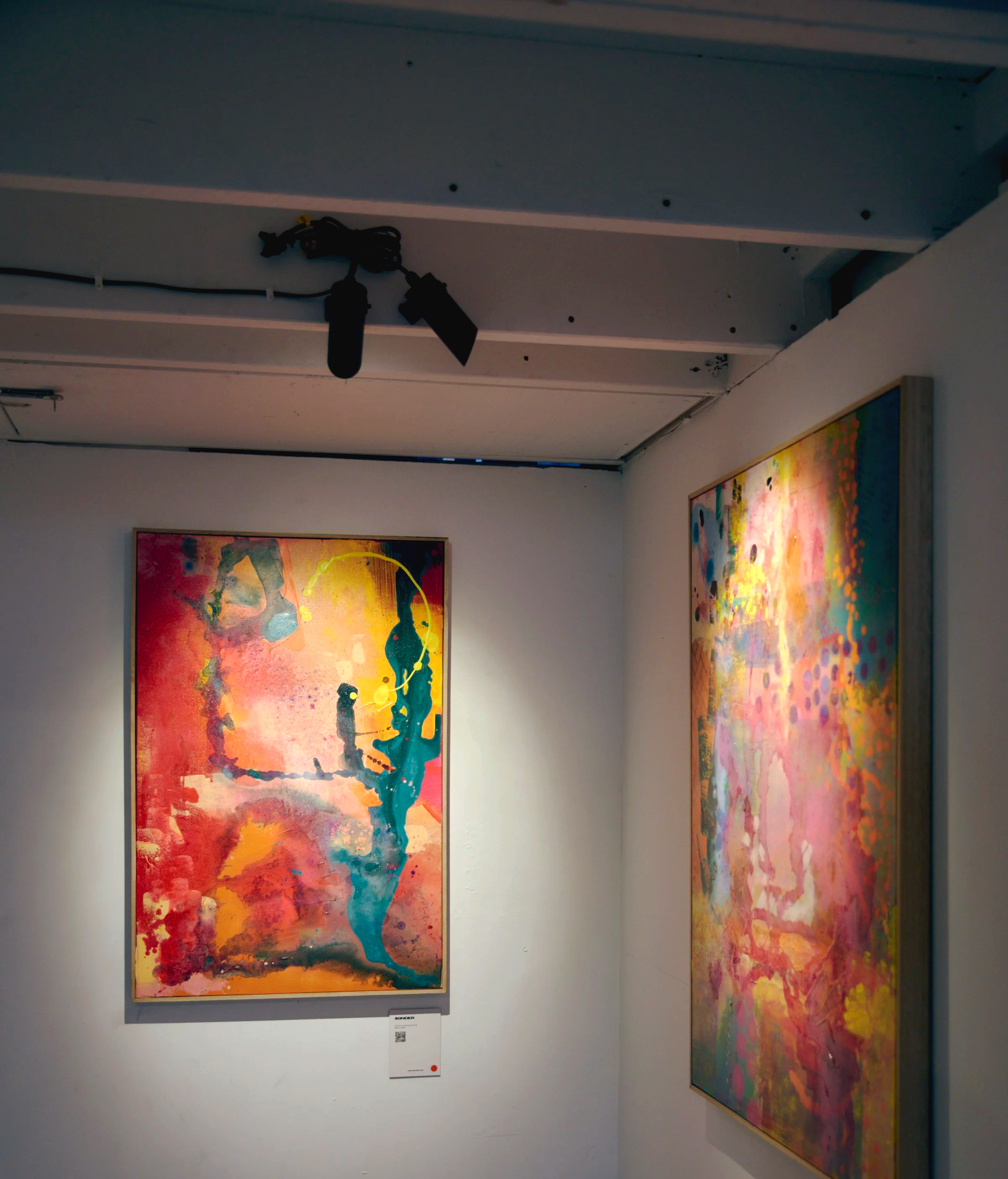 12 piece lighting installation for a one-night art exhibit in Redfern. 