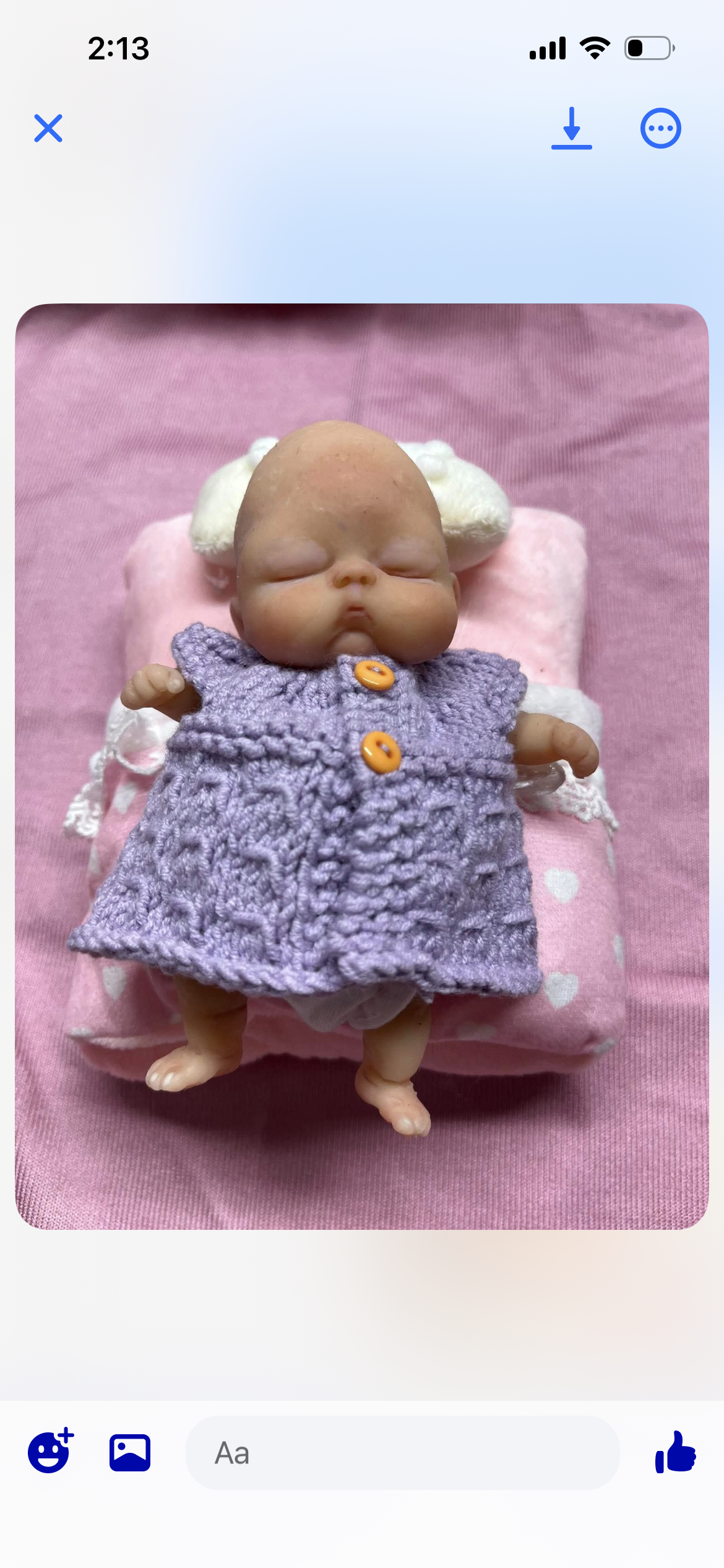 Lilly is it authentic silicone mini baby