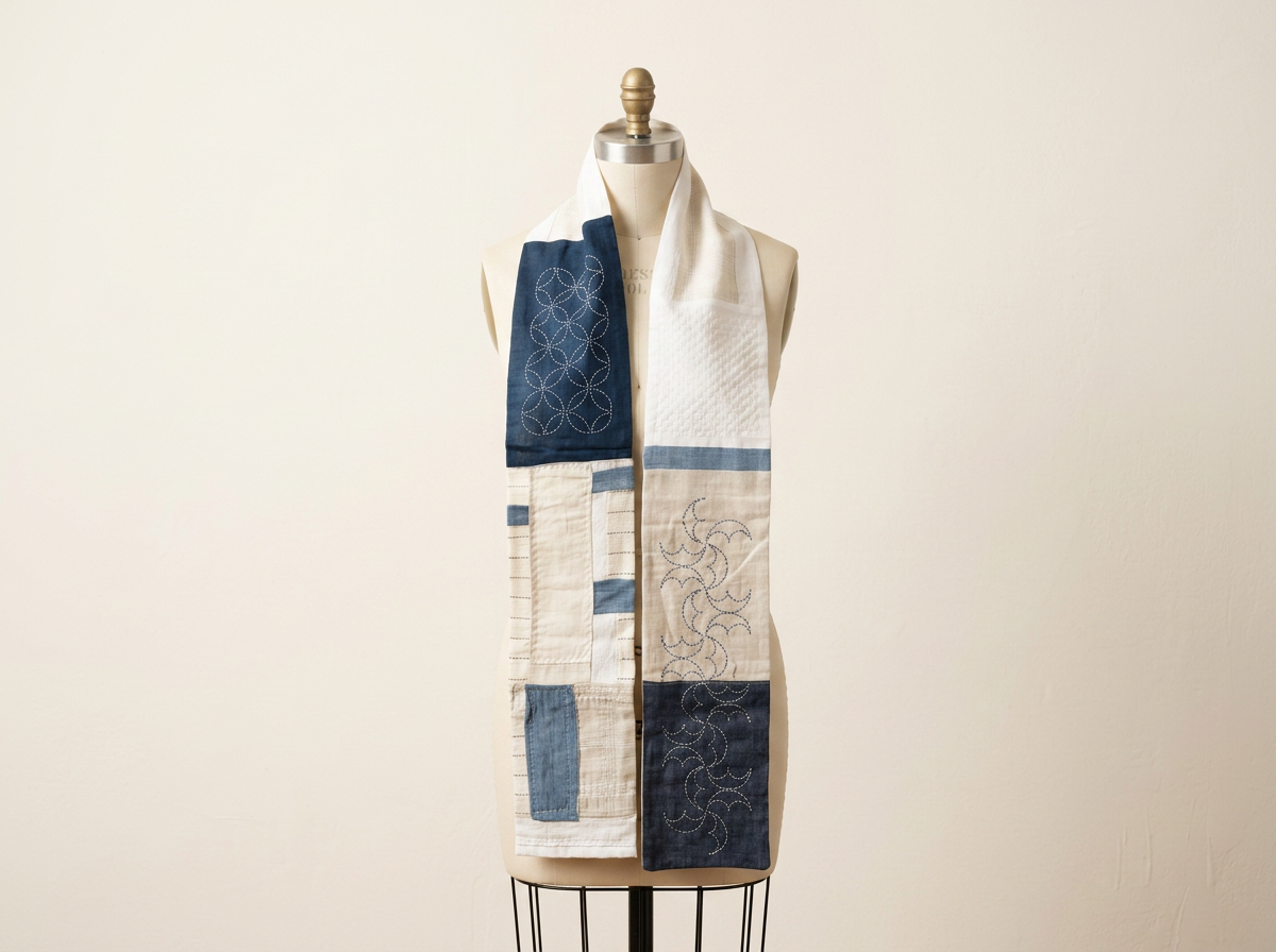 Tsugunau — Reclamation | Sashiko Scarf