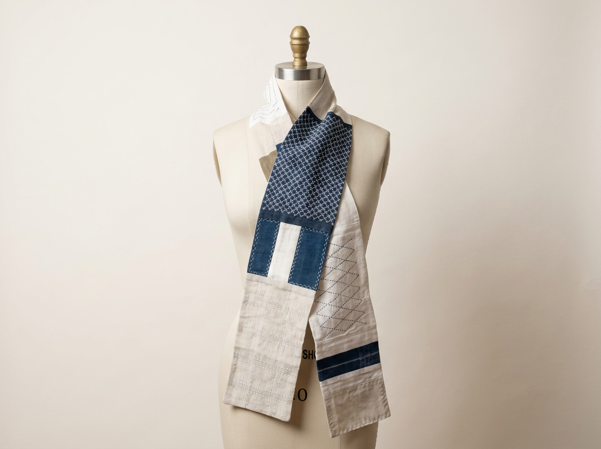 Awaseru — Re-bound | Sashiko Scarf