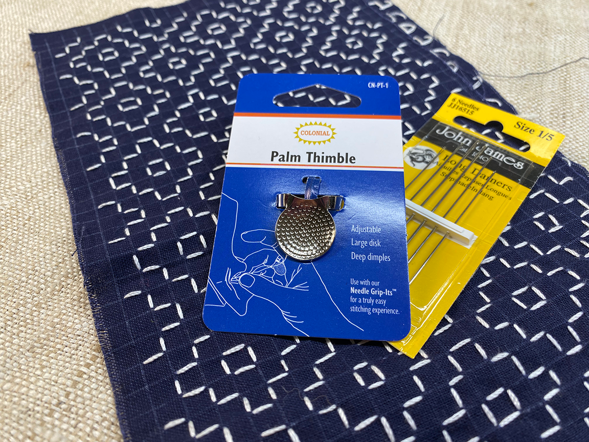 Colonial Palm Thimble and JJ Long Darner needles.png