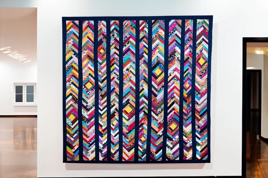 Upson Downs Quilt from Scrappy Wonky Quilt Block Extravaganza (Copy)