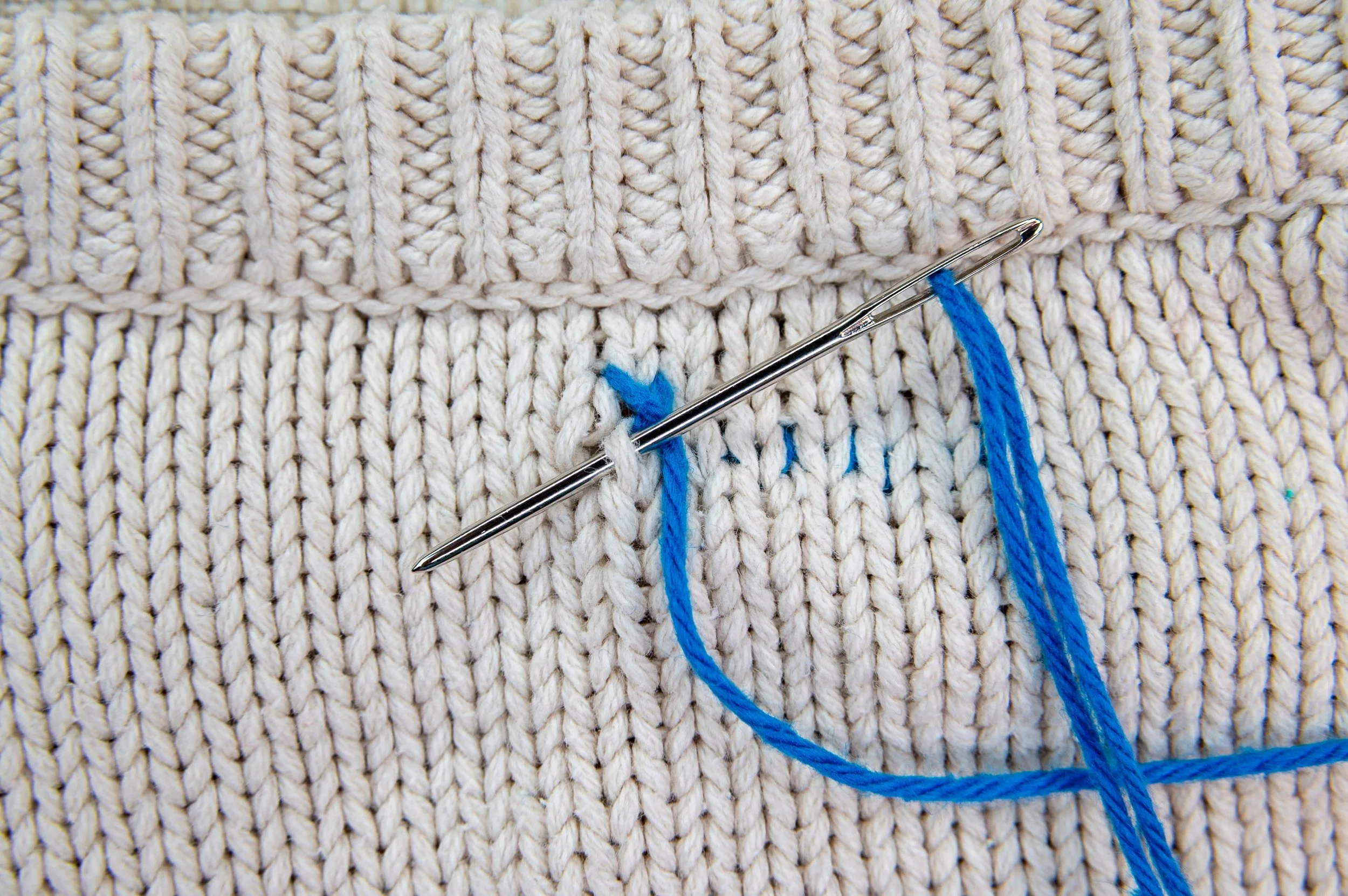 knit duplicate stitch