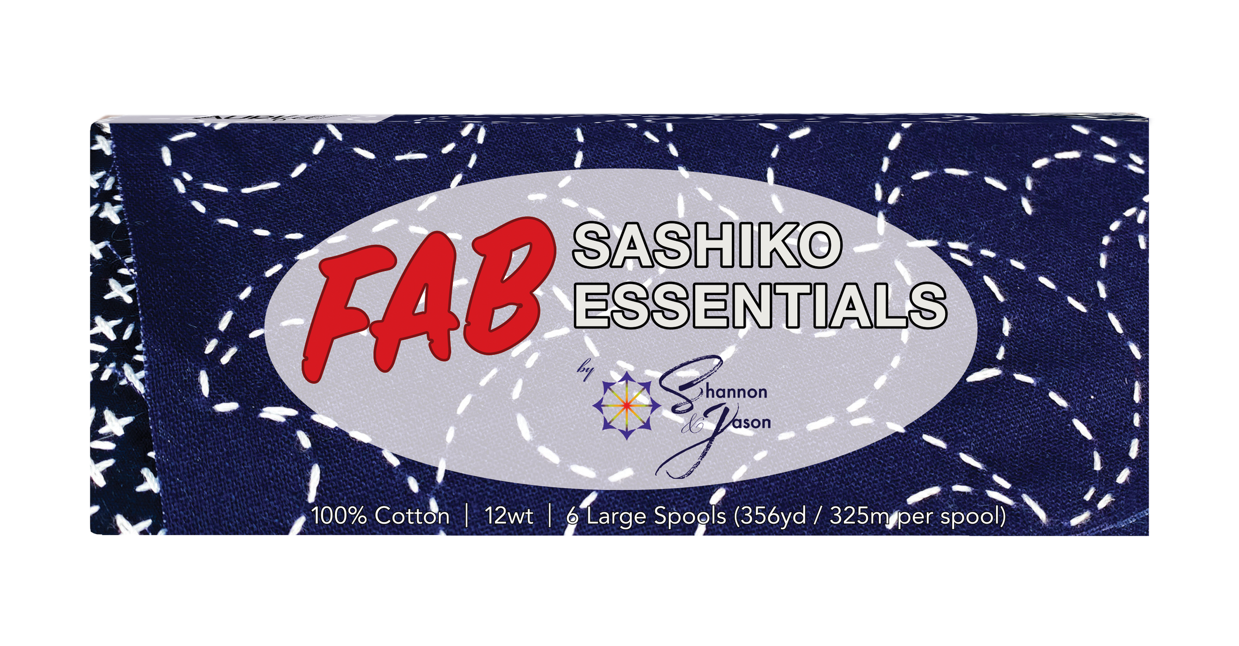 Fab Sashiko Essentials Aurifil Thread Collection