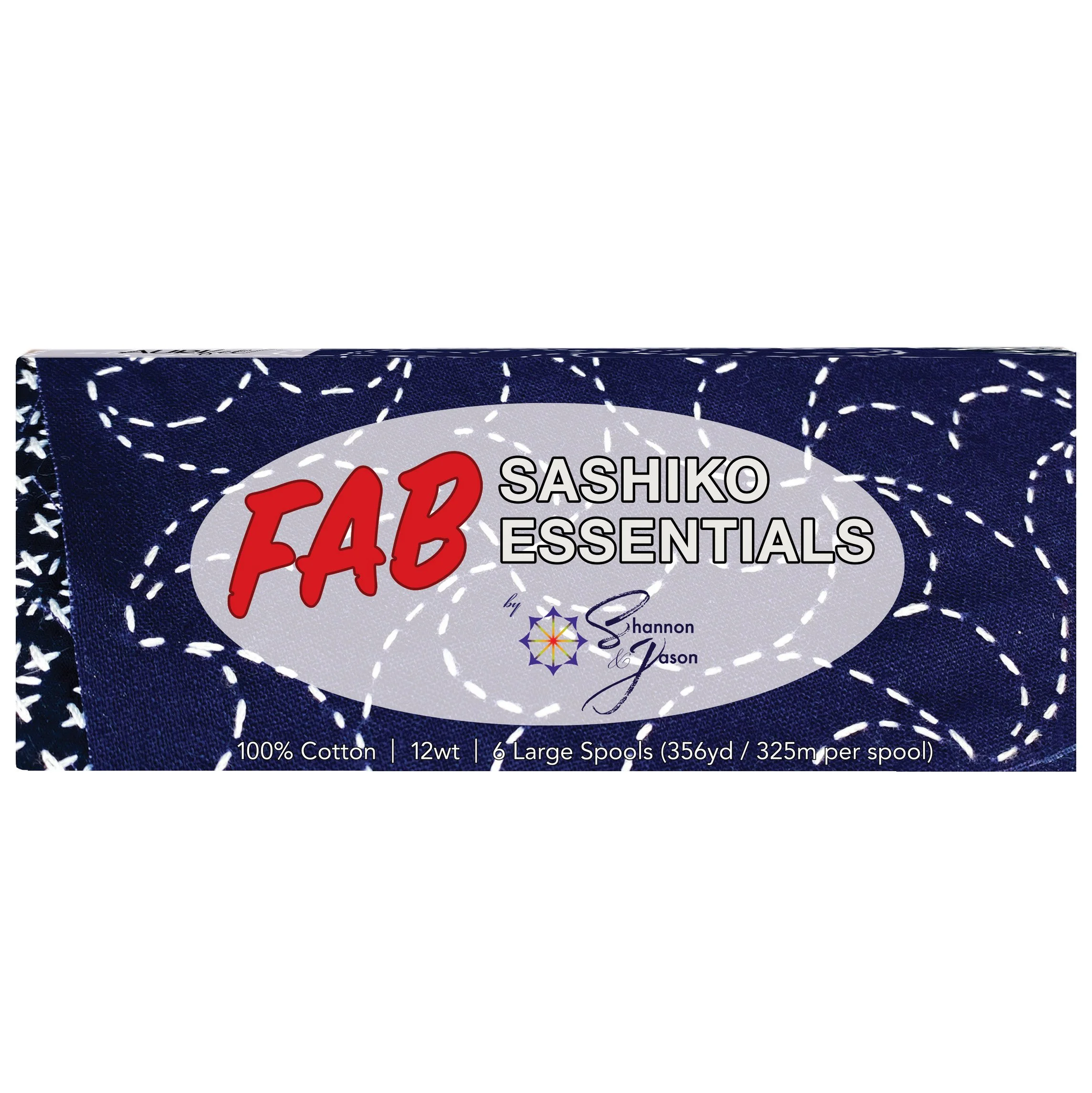 Fab Sashiko Essentials Aurifil Thread Collection