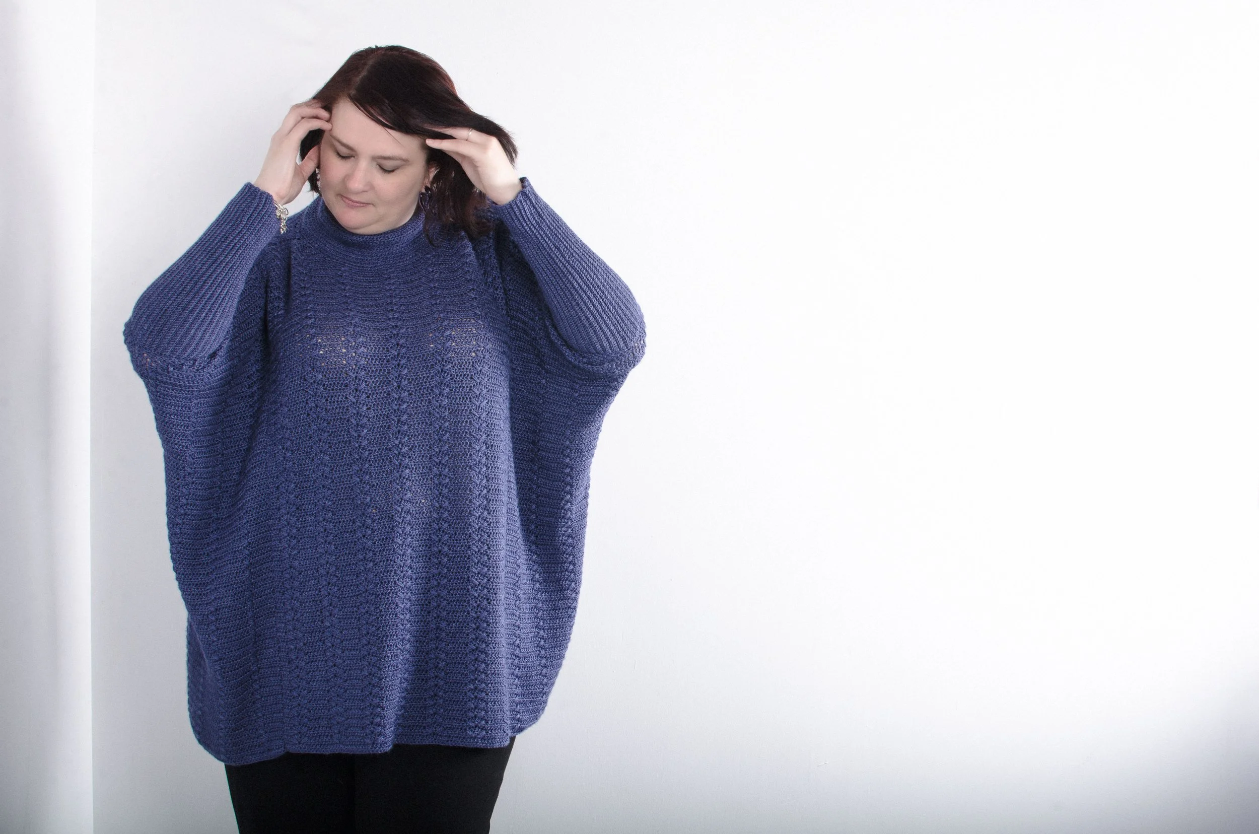 Maya Crochet Poncho Top Digital Pattern