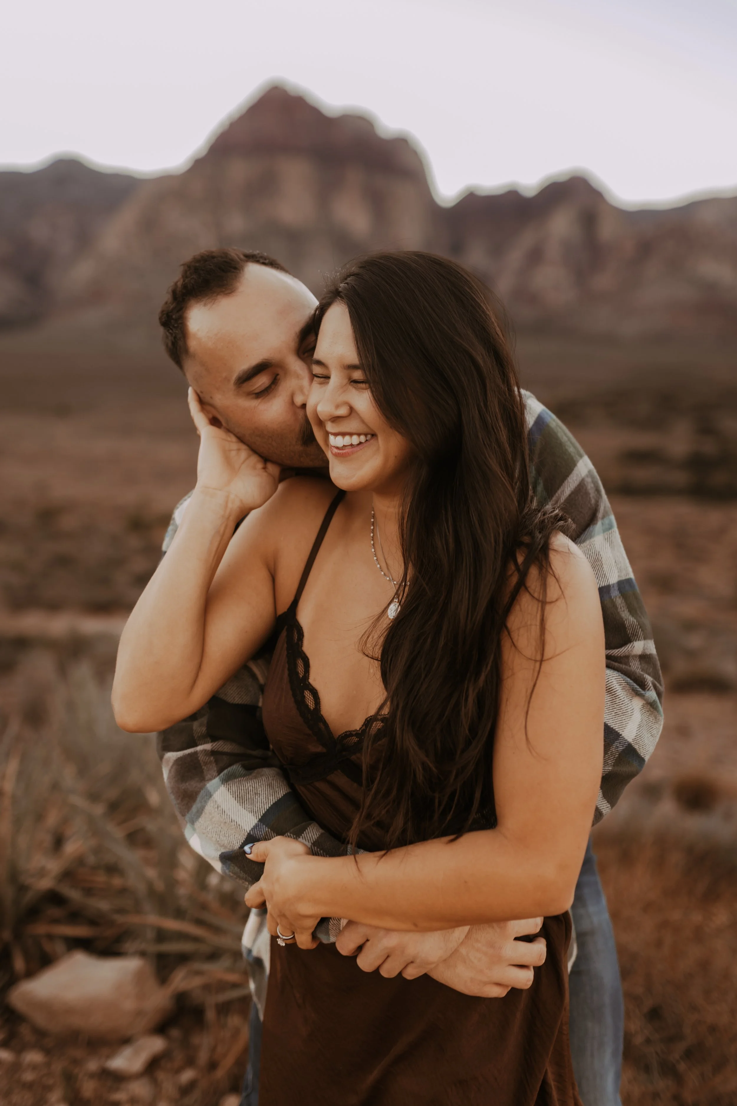Vegas Desert Couples Photography at Sunset