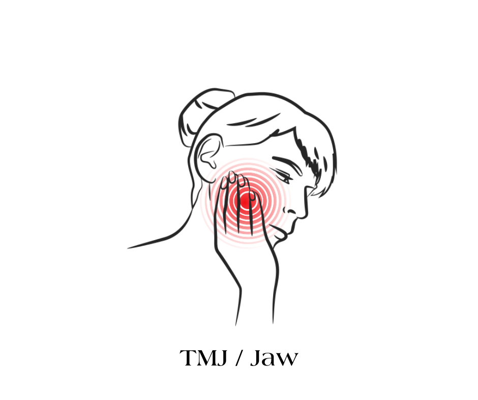 Diagram of a digital thermometer measuring a person's forehead temperature, showing a red reading indicating fever.