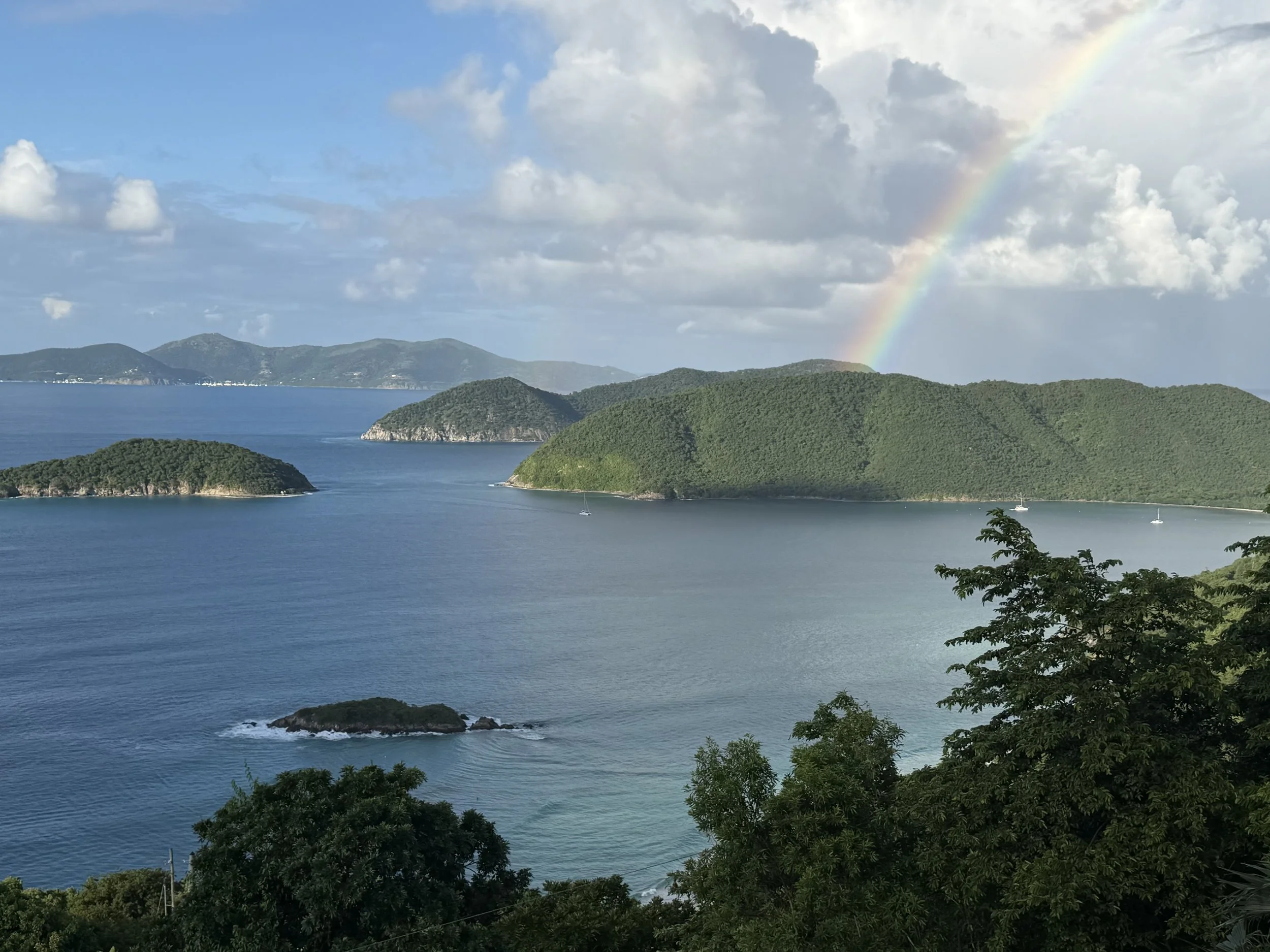 Rainbow over Mary Point
