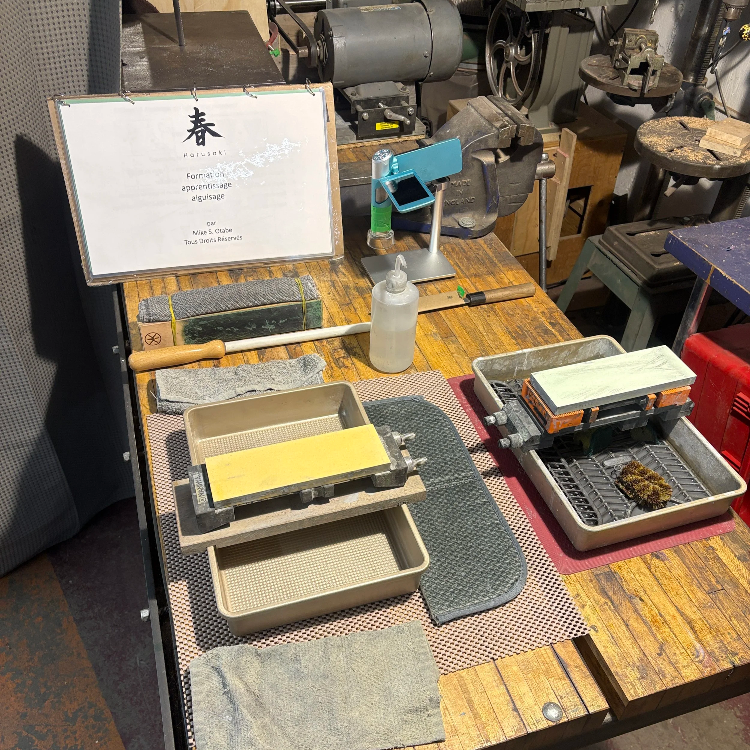 Workshop Freehand Sharpening Class