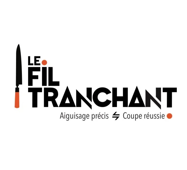 Logo from my company "Le Fil Tranchant", which operated from 2014 until 2023. 
Design created by Ms. Pascale Dubé in Montreal, in 2019.
