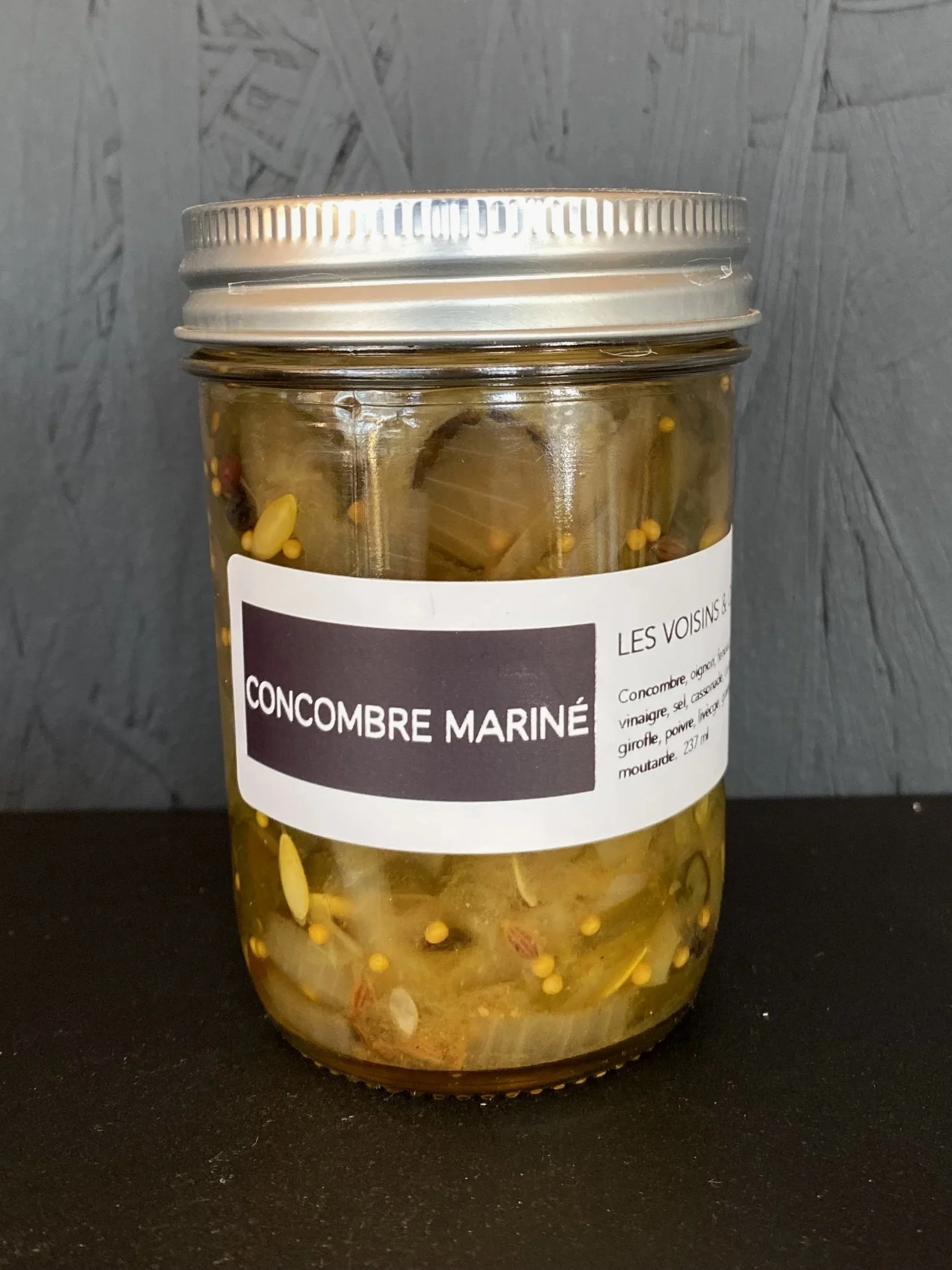 concombre mariné, 237 ml