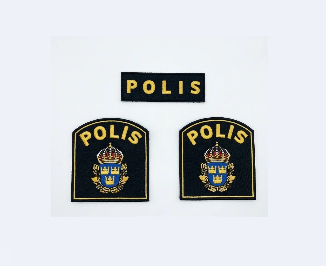 Polis emblem set