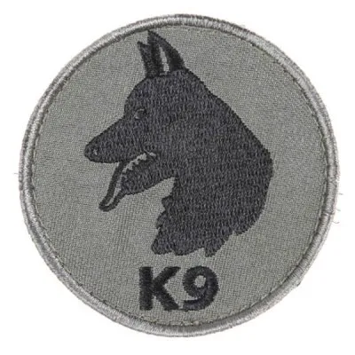 K9 emblem med kardborre