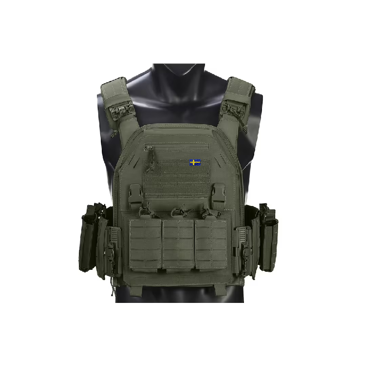 SWE-U Taktisk Stridsväst Med hölster