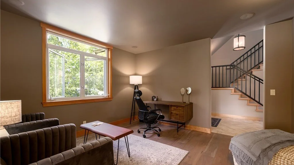 Office with desk, furniture and large window at 5067 E 26th Dr Bellingham WA 98226