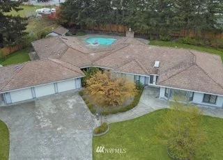 Aerial view of home at 1300 28th Avenue Court, Milton, WA 98354