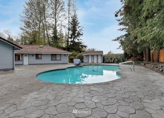 Inground pool with lift at 1300 28th Avenue Court, Milton, WA 98354